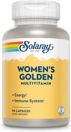 Solaray Womens Golden Multi-Vitamin Kapseln mit Zink, Biotin und Selen für Frauen und Senioren ohne Zusatzstoffe 90 Kapseln – Bild 1 von 1