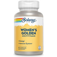 Produktbild von Solaray Womens Golden Multi-Vitamin Kapseln mit Zink, Biotin und Selen für Frauen und Senioren ohne Zusatzstoffe 90 Kapseln