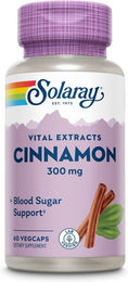 Solaray Zimtrinden-Extrakt 300 mg Kapseln vegan ohne Zusatzstoffe 60 Stück – Bild 1 von 3