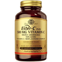 Produktbild von Solgar Ester-C plus Vitamin C 500 mg mit Hagebutte vegane Kapseln 50 Stück