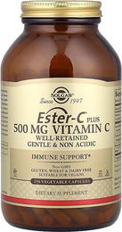 Solgar Ester-C Plus Vitamin C 500 mg vegane Kapseln 250 Stück – Bild 1 von 1