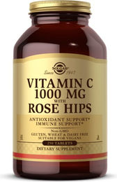 Solgar Hagebutte und Vitamin C Tabletten vegan 250 Stück – Bild 1 von 1