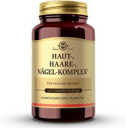 Solgar Haut Haare Nägel Komplex Tabletten mit Zink Biotin und Selen 120 Stück – Bild 1 von 3