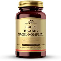 Produktbild von Solgar Haut Haare Nägel Komplex Tabletten mit Zink Biotin und Selen 60 Stück