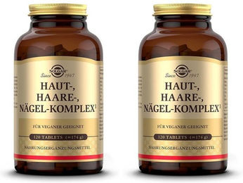 SOLGAR Haut- Haare- Nägelkomplex mit Zink Biotin und Selen Tabletten 240 Stück – Bild 1 von 3
