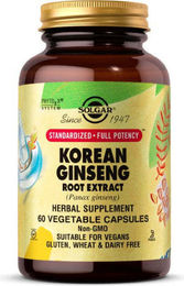 Solgar Koreanischer Ginsengwurzel-Extrakt 60 vegane Kapseln – Bild 1 von 2