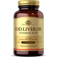 Produktbild von Solgar Lebertran Vitamin-Kombination mit Vitamin A und D in 100 Weichkapseln