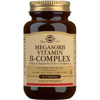 Produktbild von Solgar Megasorb Vitamin B-Komplex Tabletten vegan vegetarisch 50 Stück
