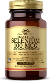Solgar Selen Tabletten mit Selenmethionin 100 mcg 100 Stück – Bild 1 von 2