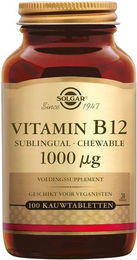 Solgar Vitamin B12 1000 µg Lutschtabletten 100 Stück – Bild 1 von 1