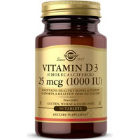 Produktbild von Solgar Vitamin D3 Cholecalciferol 25 mcg 1000 IU 90 Tabletten