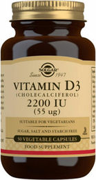 Solgar Vitamin D3 Cholecalciferol Kapseln vegan für Erwachsene, Schwangere und Stillende 50 Einheiten – Bild 1 von 2