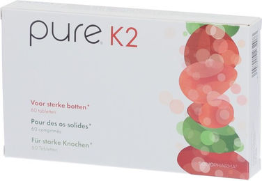 Solid Pharma Pure K2 MK-7 Tabletten vegan glutenfrei laktosefrei 180 Stück – Bild 1 von 1