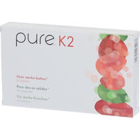 Produktbild von Solid Pharma Pure K2 MK-7 Tabletten vegan glutenfrei laktosefrei 180 Stück