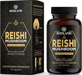 Solve Labs Reishi-Pilz Nahrungsergänzung 60 Kapseln – Bild 1 von 2