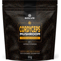 Produktbild von SolveLabs Cordyceps Sinensis 10:1 Pulver ohne Zusatzstoffe 30g