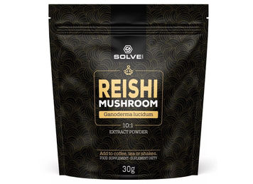 SolveLabs Reishi Pilz Extrakt Pulver 10:1 vegan ohne Zusatzstoffe 30 g – Bild 1 von 8