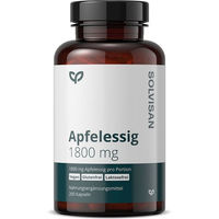 Produktbild von SOLVISAN Apfelessig Kapseln 1800 mg ohne Zusatzstoffe 200 Stück