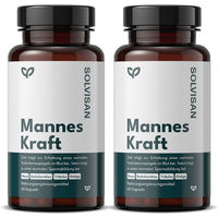 Produktbild von SOLVISAN Mannes Kraft Kräuter-Komplex Kapseln vegan laktosefrei glutenfrei 60 Stück