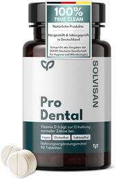 SOLVISAN PRO DENTAL Lutschtabletten vegan laktosefrei glutenfrei vegetarisch – Bild 1 von 3