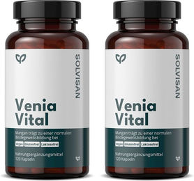 SOLVISAN Venia Vital Kräuter-Komplex mit Rutin, Steinklee und Rosskastanie in Kapseln, 240 Stück – Bild 1 von 1