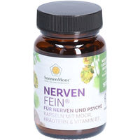 Produktbild von SonnenMoor NERVEN FEIN Kombipräparat Kapseln vegan ohne Zusatzstoffe