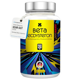 Sonnesee BCAA mit Beta-Ecdysteron, Ashwagandha und Rhodiola 45 mg – 90 Kapseln – Vegan, glutenfrei und ohne Zusatzstoffe – Bild 1 von 5
