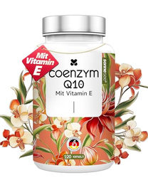 Sonnesee Coenzym Q10 Ubiquinon 200 mg mit Vitamin E 50 mg Kapseln Vegan Laktosefrei Glutenfrei 120 Kapseln – Bild 1 von 3