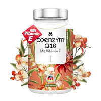 Produktbild von Sonnesee Coenzym Q10 Ubiquinon 200 mg mit Vitamin E 50 mg Kapseln Vegan Laktosefrei Glutenfrei 120 Kapseln