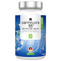 Produktbild von Sonnesee DarmFlora 35+ Probiotika Kapseln mit 500 Mrd. KBE, Zink sowie Vitamin B3 und B7, 90 Stück