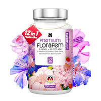 Produktbild von Sonnesee FloraFem Probiotikum für Frauen mit 12 Kulturen, 50 Milliarden KBE, D-Mannose, Cranberry und Zink, 120 Kapseln, vegan