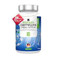 Produktbild von Sonnesee Premium Darmflora Komplex 120 Kapseln mit 50 Mrd. KBE und 38 Stämmen hochdosiert mit Zink, B3, B6 und B7 vegan laktosefrei glutenfrei