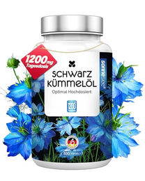 SonneSee Schwarzkümmelöl Kapseln 300 Stück glutenfrei laktosefrei und ohne Zusatzstoffe – Bild 1 von 8