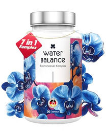 SonneSee Wasserbalance Kräuter-Komplex Brennnessel Rosskastanie Gotu Kola Magnesium 90 vegane Kapseln – Bild 1 von 7
