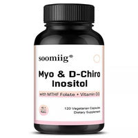 Produktbild von soomiig Myo-Inositol & D-Chiro Inositol mit Folsäure und Vitamin D3 Kapseln für Frauen 120 Stück