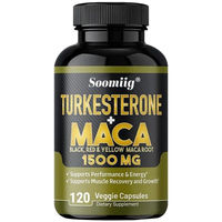 Produktbild von soomiig Turkesterone und Maca 1500 mg Kapseln 120 Stück