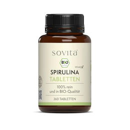sovita BIO Spirulina Tabletten 500 mg vegan bio 360 Tabletten – Bild 1 von 1