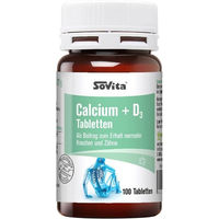Produktbild von SoVita Calcium + D3 Tabletten mit Carbonat 100 Stück