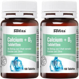 SoVita Calcium + D3 Tabletten mit Carbonat 100 Stück – Bild 1 von 1