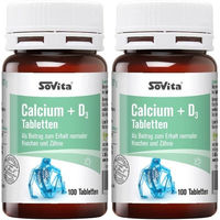 Produktbild von SoVita Calcium + D3 Tabletten mit Carbonat 100 Stück