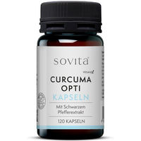 Produktbild von sovita Curcuma Opti Kapseln mit standardisiertem Extrakt vegan 120 Stück