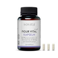 Produktbild von Sovita Figur Vital Kapseln mit Glucomannan und Griffonia-Extrakt vegan 120 Kapseln