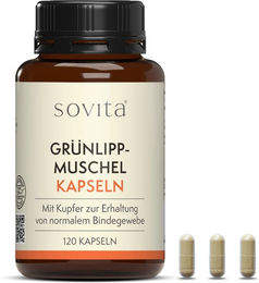 sovita Grünlippmuschel Kapseln mit NZ 180 Kapseln – Bild 1 von 2