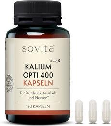SOVITA Kalium Opti Vegan Kapseln für Sportler 400 mg 400 Stück – Bild 1 von 2