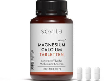 SoVita Magnesium-Calcium Tabletten vegan – Bild 1 von 2
