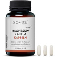 Produktbild von Sovita Magnesium Kalium Mineralstoff-Komplex Kapseln vegan 120 Stück