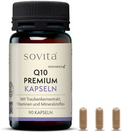 sovita Q10 Premium Kapseln mit Ubiquinon vegan und ohne Gelatine – Bild 1 von 2