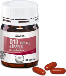 Sovita Q10 Ubiquinon 100 mg Kapseln 60 Stück zuckerfrei glutenfrei laktosefrei ohne Zusatzstoffe – Bild 1 von 3