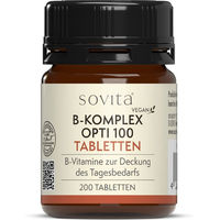 Produktbild von sovita Vitamin B-Komplex Opti 100 Tabletten vegan laktosefrei ohne Zusatzstoffe 100 Stück