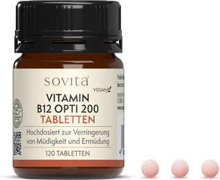Sovita Vitamin B12 Tabletten Vegan 200 Stück – Bild 1 von 2